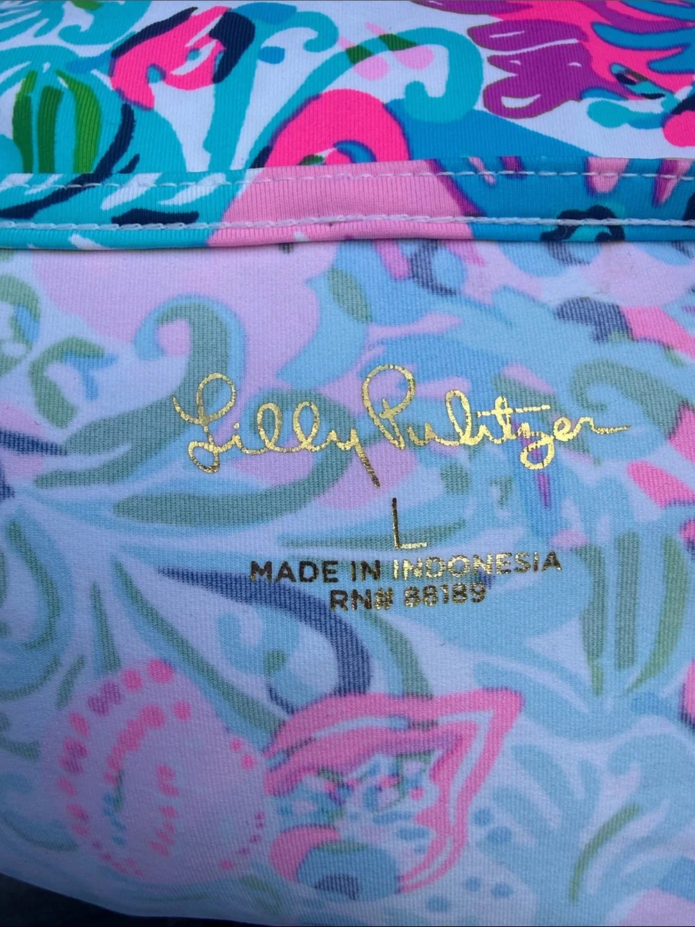 NWT Lilly Pulitzer Talli V-Neck Cover Up in Mandevilla Baby Paradise Petal Large